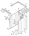CABINET - FRONT (LOWER) Diagram and Parts List for MHE15MNAGW  International Dryer