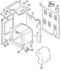 BODY Diagram and Parts List for MER4320AGH  Maytag Range
