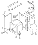 BODY Diagram and Parts List for MGR5750ADQ  Maytag Range