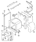 BODY Diagram and Parts List for MGR5770BDW  Maytag Range