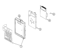 CONTROL PANEL Diagram and Parts List for CMV1000ADW  Maytag Microwave