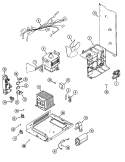 Part Location Diagram of 56001097 Whirlpool BRACKET, SWITCH