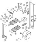 Part Location Diagram of 61001702 Whirlpool WIRE HARNE