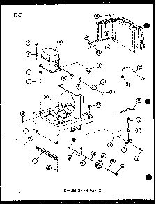 Dehumidifier Parts Diagram and Parts List for DH22-20W P54341-20R Amana Dehumidifier