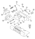 CONTROLS Diagram and Parts List for ASD2514ARW  Admiral Refrigerator