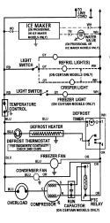 WIRING INFORMATION Diagram and Parts List for PSB2352GRW  Maytag Refrigerator
