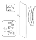 Part Location Diagram of 61005094 Whirlpool PANEL, FRZ. DOOR (BSQ)