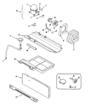 COMPRESSOR Diagram and Parts List for GS2414CXFW  Maytag Refrigerator