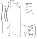 FRESH FOOD OUTER DOOR Diagram and Parts List for ASD2514ARW  Admiral Refrigerator