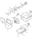 ICE BIN Diagram and Parts List for ASD2120DRQ  Admiral Refrigerator