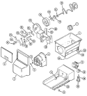 ICE BIN (REV 10) Diagram and Parts List for ASD2514ARW  Admiral Refrigerator