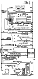 WIRING INFORMATION Diagram and Parts List for JSD2574ARW  Jenn-Air Refrigerator