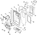 FOUNTAIN Diagram and Parts List for GS2124IDEW  Maytag Refrigerator