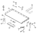BURNER BOX Diagram and Parts List for CCGP2720PU  Jenn-Air Cooktop