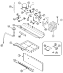 COMPRESSOR Diagram and Parts List for GS2121SEDW  Maytag Refrigerator