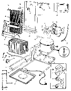 Unit Parts Diagram and Parts List for JRSD225B M9Q20A Jenn-Air Refrigerator