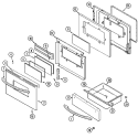 Part Location Diagram of 74003698 Whirlpool DISCONTINUED