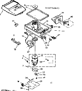 Base Assembly Diagram and Parts List for 11628410  Kenmore Canister Vacuum