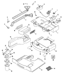 CONTROLS Diagram and Parts List for MSD2422GRW  Maytag Refrigerator
