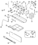 COMPRESSOR (REV 10) Diagram and Parts List for GS2126PEDA  Maytag Refrigerator