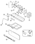 COMPRESSOR Diagram and Parts List for KGU6465BS  Maytag Refrigerator