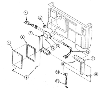 Power Cord Diagram and Parts List for SWFF71QN3050  Speed Queen Washer
