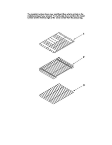 Rack Parts Diagram and Parts List for MGR6775BDB18  Maytag Range