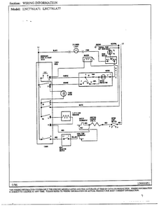 Wiring Information Diagram and Parts List for 7761A-71  Norge Dryer
