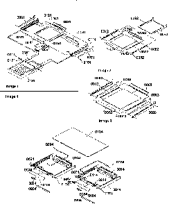 Shelving Assemblies Diagram and Parts List for TSI25TE-P1308101WE  Amana Refrigerator
