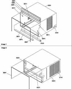Part Location Diagram of RB410001 Whirlpool RAC - SERVICE MANUAL