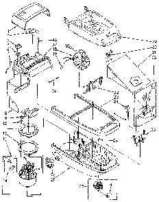 Vacuum Cleaner Diagram and Parts List for 1162214390  Kenmore Filters & Accessories