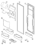 Part Location Diagram of 61004716 Whirlpool INSERT, LINER SUPPORT (SIDES)