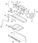 COMPRESSOR Diagram and Parts List for GS2121NEDA  Maytag Refrigerator