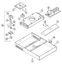 Part Location Diagram of 71001616 Whirlpool SUPPORT, SWITCH PLATE