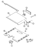 INTERNAL CONTROLS Diagram and Parts List for MEW6530ACW  Maytag Wall Oven