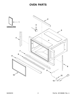 Oven Parts Diagram and Parts List for JJW6024HM0  Maytag Wall Oven
