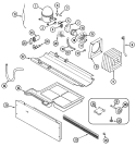 COMPRESSOR Diagram and Parts List for GT1524NDEW  Amana Refrigerator