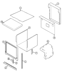 Part Location Diagram of 74006818 Whirlpool NPANEL, TOP OUTER NLA