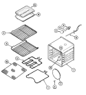 OVEN Diagram and Parts List for JEW8630AAB  Jenn-Air Wall Oven