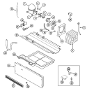 COMPRESSOR Diagram and Parts List for GT2488PKCW  Amana Refrigerator