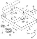 Part Location Diagram of 74002667 Whirlpool Limiter