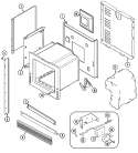 BODY Diagram and Parts List for JGW9130ADW  Jenn-Air Wall Oven