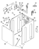 Part Location Diagram of 22002707 Whirlpool Water Inlet Valve