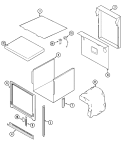 Part Location Diagram of 71002282 Whirlpool TRIM, SIDE (RT-BLK)