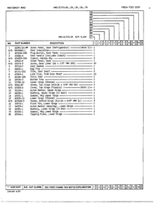 Fresh Food Door Page 2 Diagram and Parts List for 21372A  Admiral Refrigerator