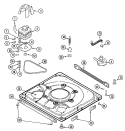 BASE Diagram and Parts List for MAV8500AWQ  Maytag Washer