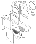 Part Location Diagram of 12001210 Whirlpool KIT, FRONT PANEL (ALM)