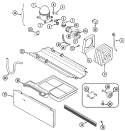 COMPRESSOR Diagram and Parts List for GT2186PKCW  Amana Refrigerator