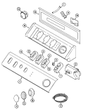 Part Location Diagram of 22002789 Whirlpool HARNESS- U