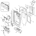 FOUNTAIN Diagram and Parts List for JCD2389GTW  Jenn-Air Refrigerator